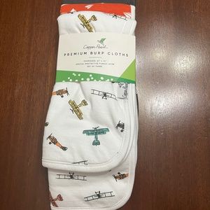 Copper Pearl Premium Burp Cloths - Ace